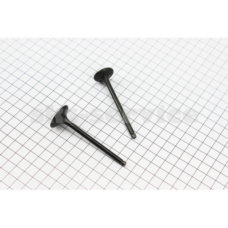 Клапан впускний, випускний к-кт Honda SH150cc - (d = 27mm; h = 81,3mm / d = 23mm; h = 80,2mm)