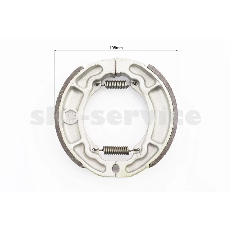 Фото 2 - Гальмівні колодки барабан Suzuki LET'S, D=105mm
