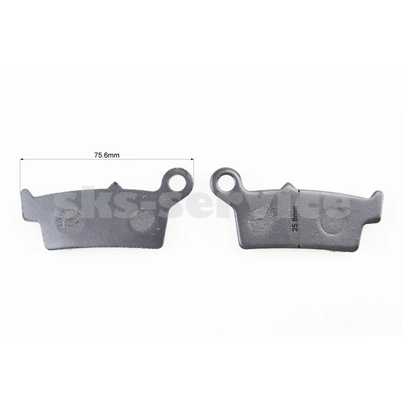 Фото 2 - Гальмівні колодки (дискові) Honda LEAD AF20 / XR 50 / CRM 250; HYOSUNG RX400; SUZUKI DR-Z400 / RM 125 / DR 125; KAWASAKI KLX250 / KX 125 к-кт