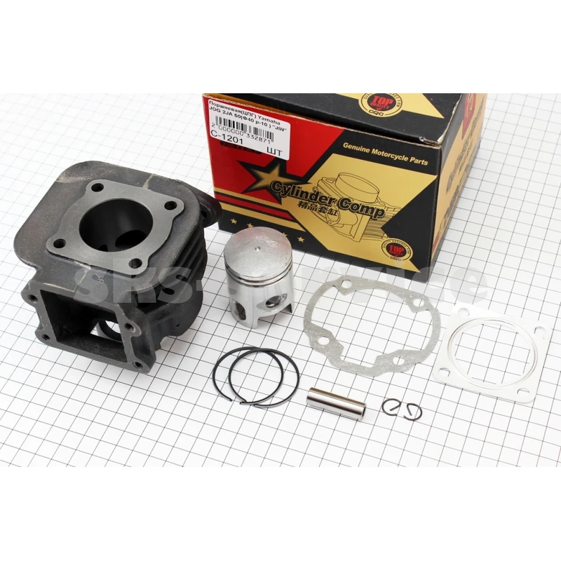 Циліндр к-кт (цпг) Yamaha BWS/2JA 50cc-40мм (палець 10мм) (JOG 1; JOG 2; JOG Minarelli; Champ; Slider; Gear 2T)