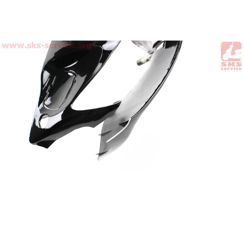 Фото 3 - УЦІНКА Honda DIO AF-35 пластик - к-кт фарбовані 6 деталей, ЧОРНИЙ (незначні потертості, зламана напрямна, див. фото)