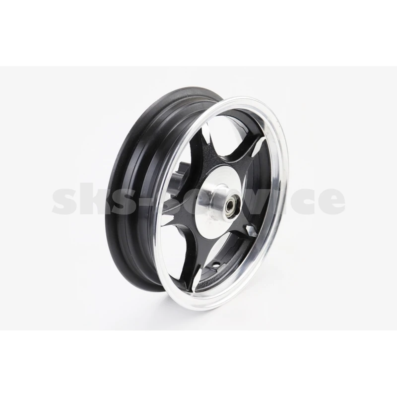 Диск передній литий MT2,50x10 d12mm (диск гальм. 3 болти) 5 променів чорний