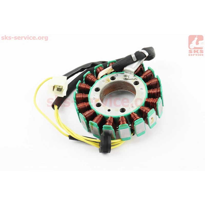 Статор магнето (генератора) Honda CN250/CF250 (18 котушок роз'єм мама/тато 1+3) не Viper, тип 3