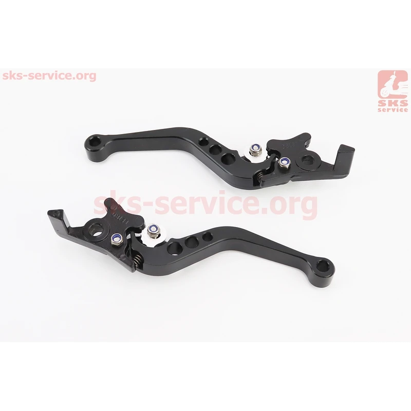 Фото 2 - Важелі керма TUNING (з регулюванням натискання) - лівий, правий к-кт 2шт (під диск. / диск. гальмо) ЧОРНИЙ