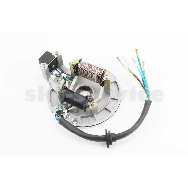 Статор магнето (генератора) (2 котушки 6 проводів), тип.2 на безстартерний двигун