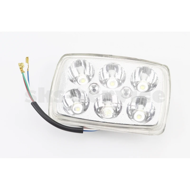 Фари квадратної передня частина DELTA/ALPHA 6-LED, 145*100мм TUNING
