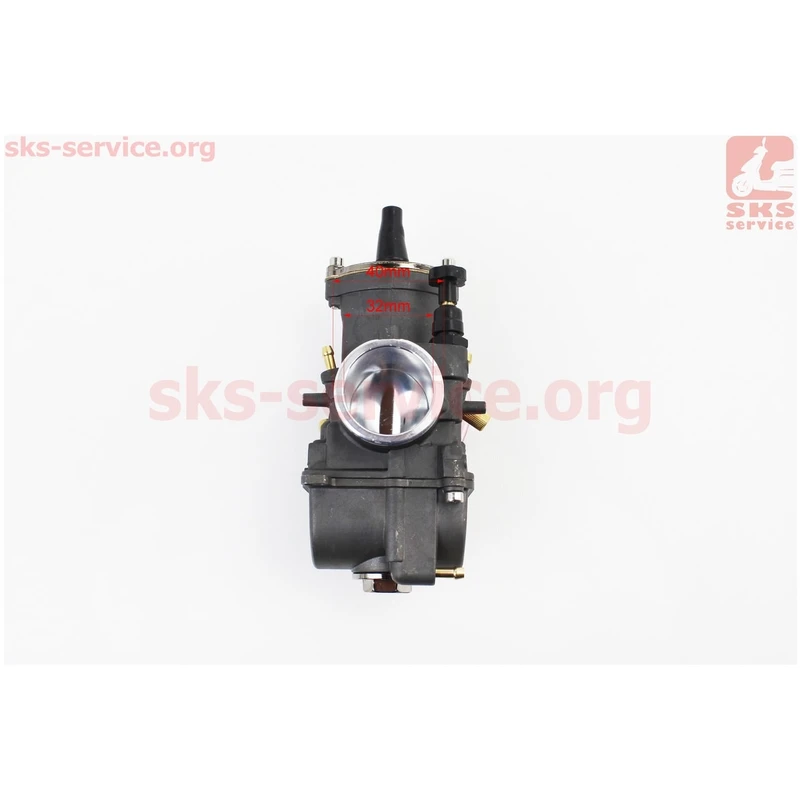 Фото 3 - Карбюратор SPORT PWK 32 (d=32mm) из мех. заслонкой, (качественная копия)