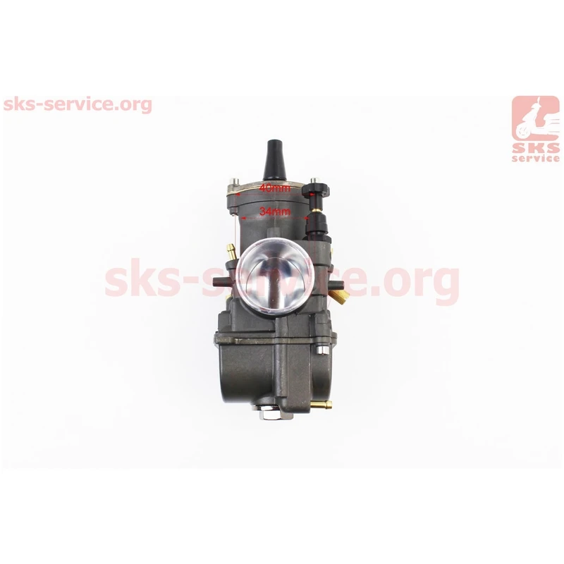 Фото 3 - Карбюратор SPORT PWK 34 (d=34mm) з мех. заслінкою, (якісна копія)