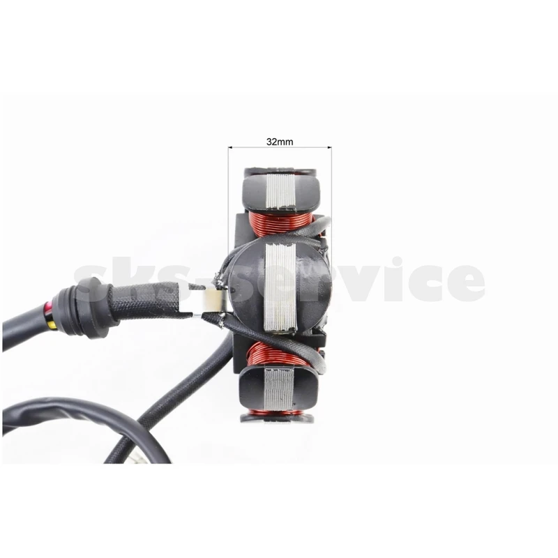 Фото 4 - Kinlon JL150-70C Статор магнето (генератора) (8 котушок 5 дротів), (d=88,5мм)