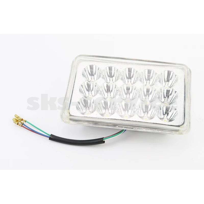 Фари квадратна передня частина 15-LED, 165x105мм, TUNING