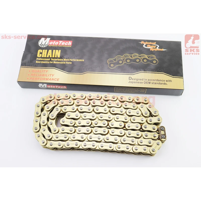 Ланцюг приводу колеса 428HO*118L GOLD (з сальниками)