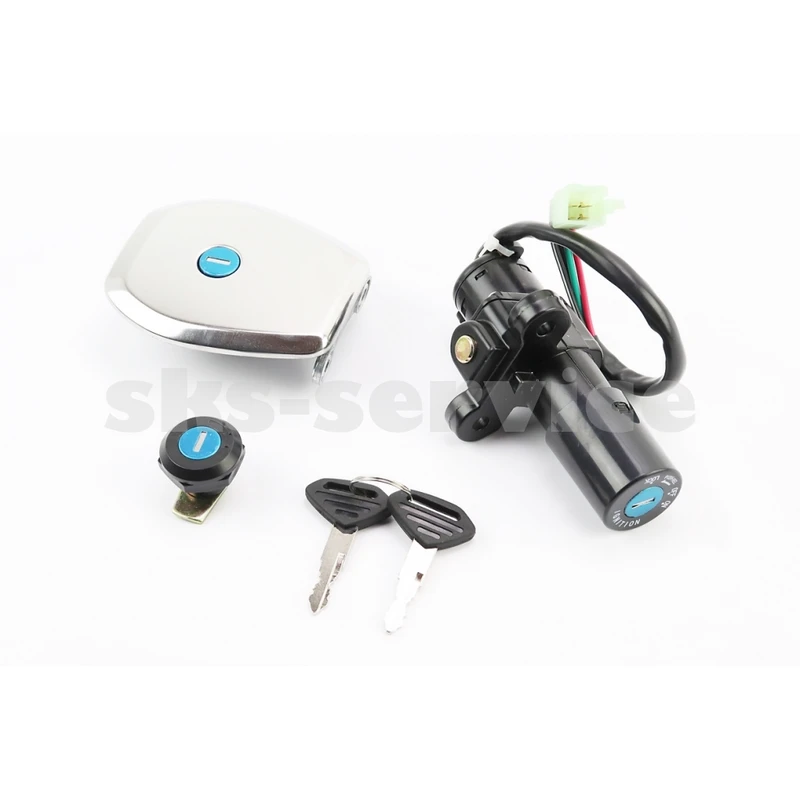 BOXER BM/ВМX 150cc Замки к-кт (зажигание + бардачка + крышка бака) "DS181022/DS141009"