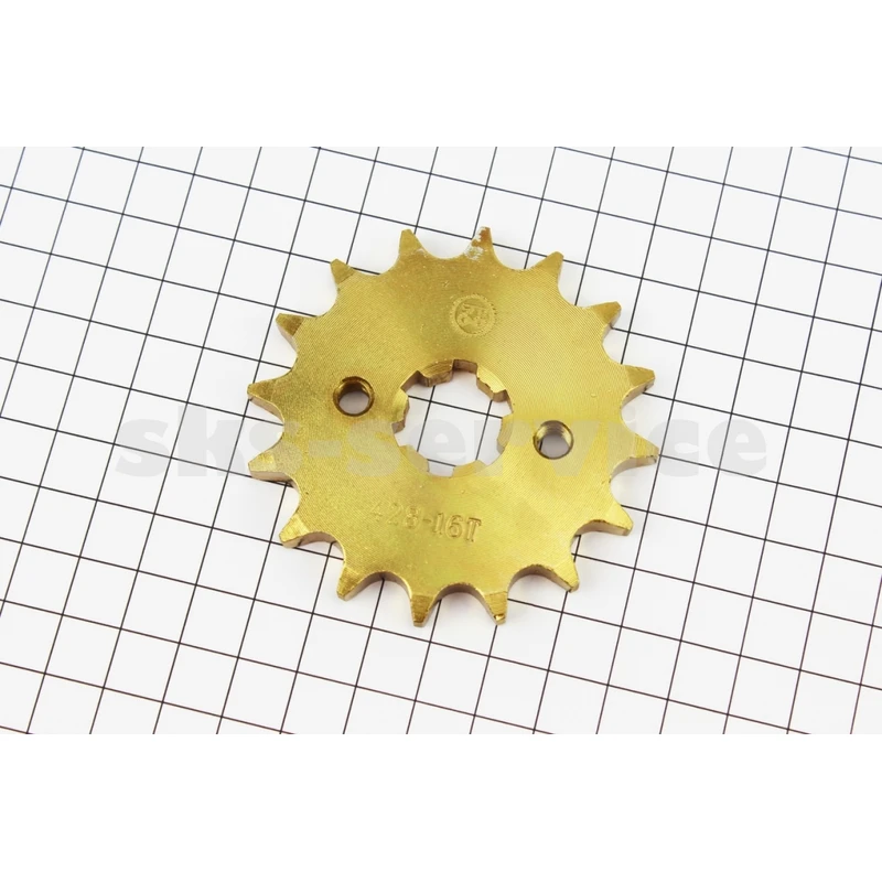 Зірка передня 428H-16T - Yamaha YBR125, GOLD
