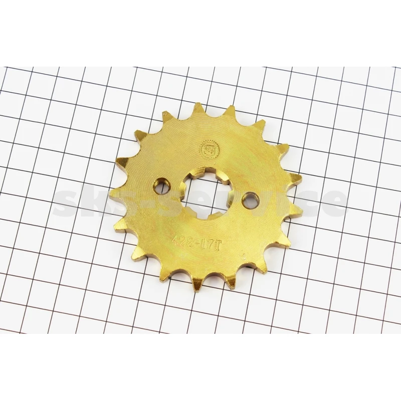 Зірка передня 428H-17T - Yamaha YBR125, GOLD