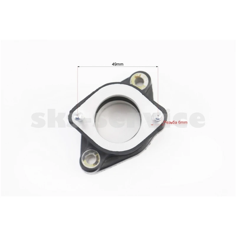 Фото 4 - Loncin LX200GY-3 Патрубок карбюратора прогумований