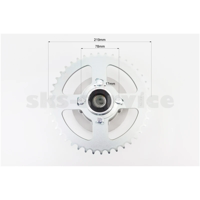Фото 5 - Loncin LX200GY-3 Панель демпферна з підшипником + зірка 520*42 в зборі, висота посадки зірки - 45мм