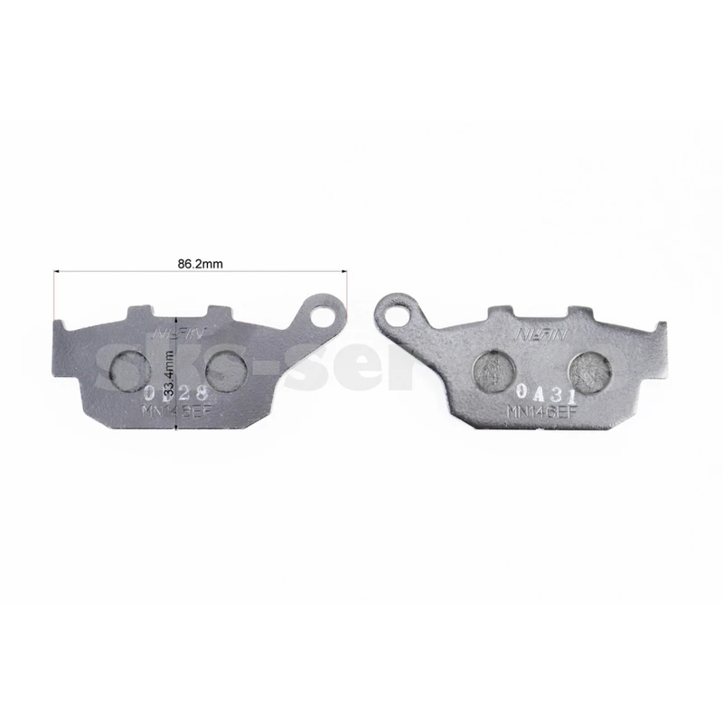 Фото 2 - Loncin LX650DS/LX650-2A Тормозные колодки (дисковые) задние к-кт 2шт