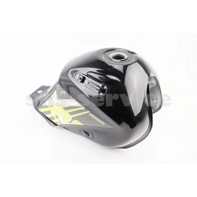 X-Road Light 200-250 Бак паливний, ЧОРНИЙ з жовтим малюнком