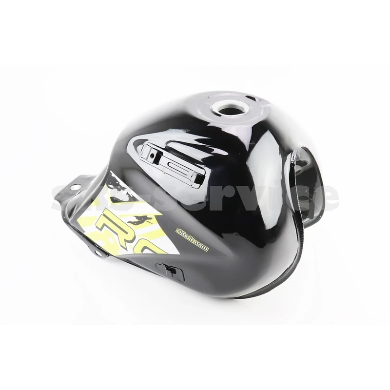 X-Road Light 200-250 Бак паливний, ЧОРНИЙ з помаранчевим малюнком