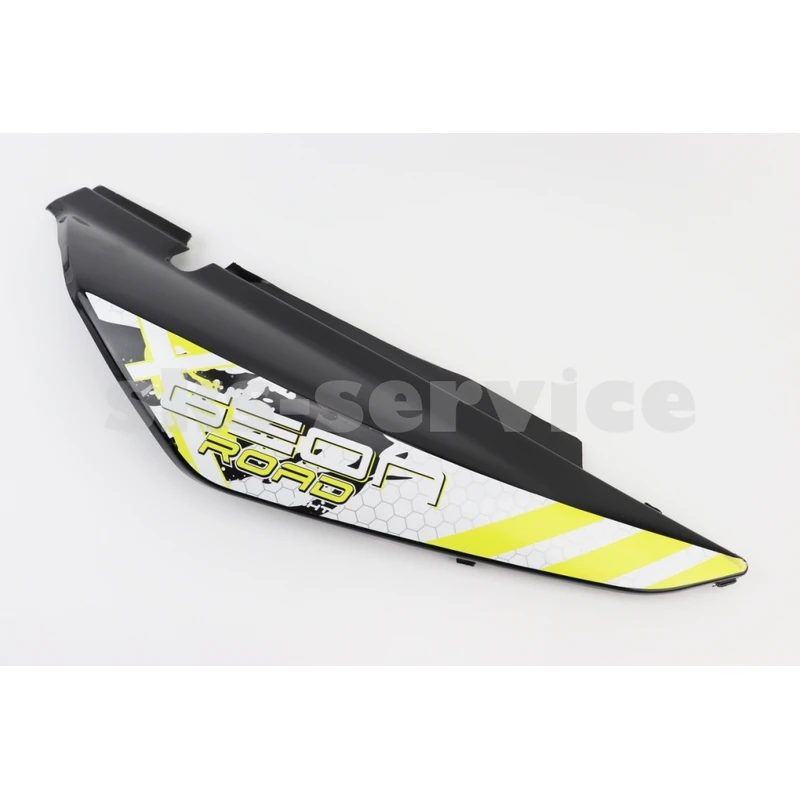 X-Road Light 200-250 пластик - задній бічний правий, ЧОРНИЙ з жовтим малюнком
