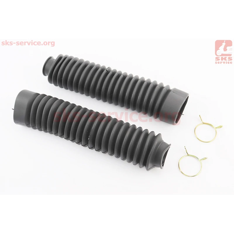 Гофра переднього амортизатора d=30/50mm; L=250mm к-кт 2шт, ЧОРНИЙ тип 1