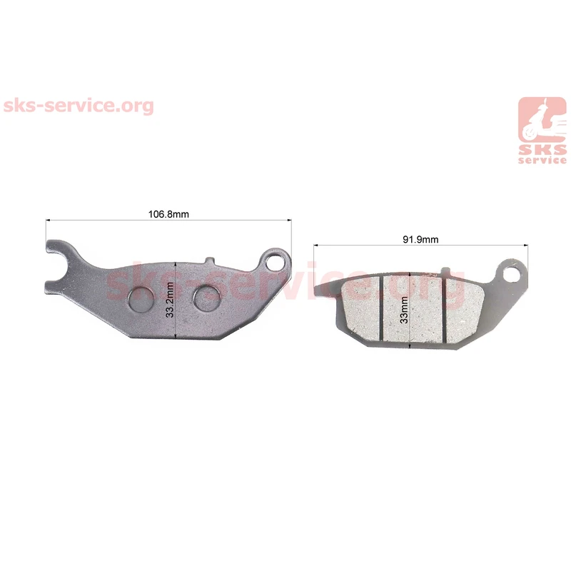 Фото 2 - Гальмівні колодки (дискові) Viper - V200-F2/V250-F2; HONDA-CBR125R/CBR 150 R/XL125 V1; SATRIA F150; SUPRA X125; BELAKA к-кт 2шт