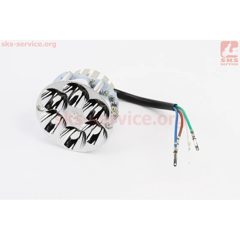 Фари круглі внутрішня частина 6-LED, 80мм, TUNING