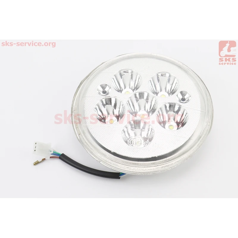 Фари круглої передня частина МОТО 6-LED, d-160мм, TUNING