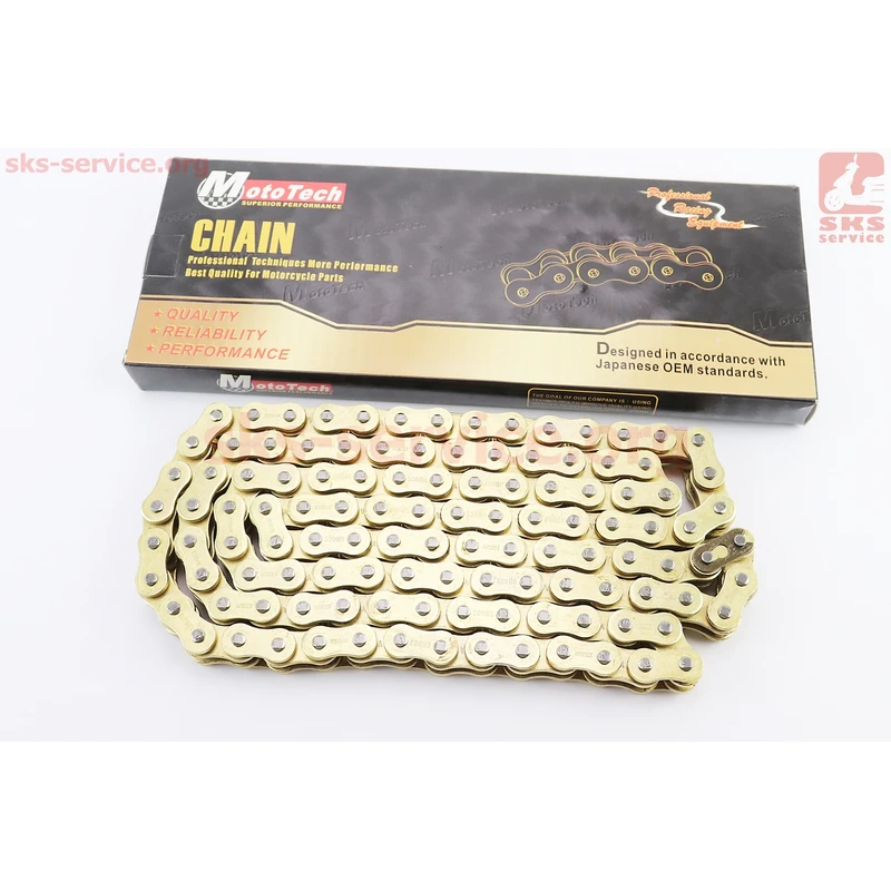 Ланцюг привода колеса 520HS*116L GOLD (з сальниками)