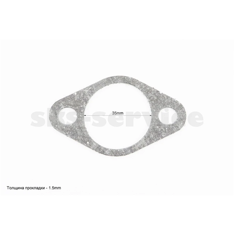 Фото 2 - Прокладка карбюратора К65, К68, b-1,5mm, (пароніт), к-кт 10шт Тип 2