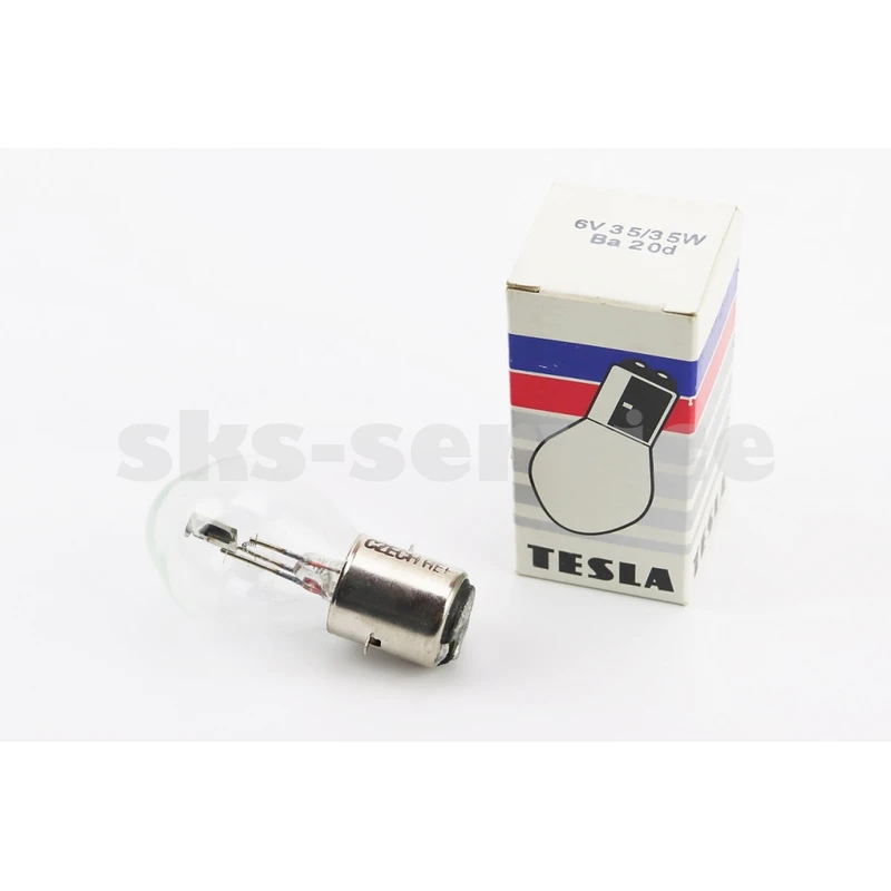 Лампа фари B35 6V 35/35W BA20D Tesla