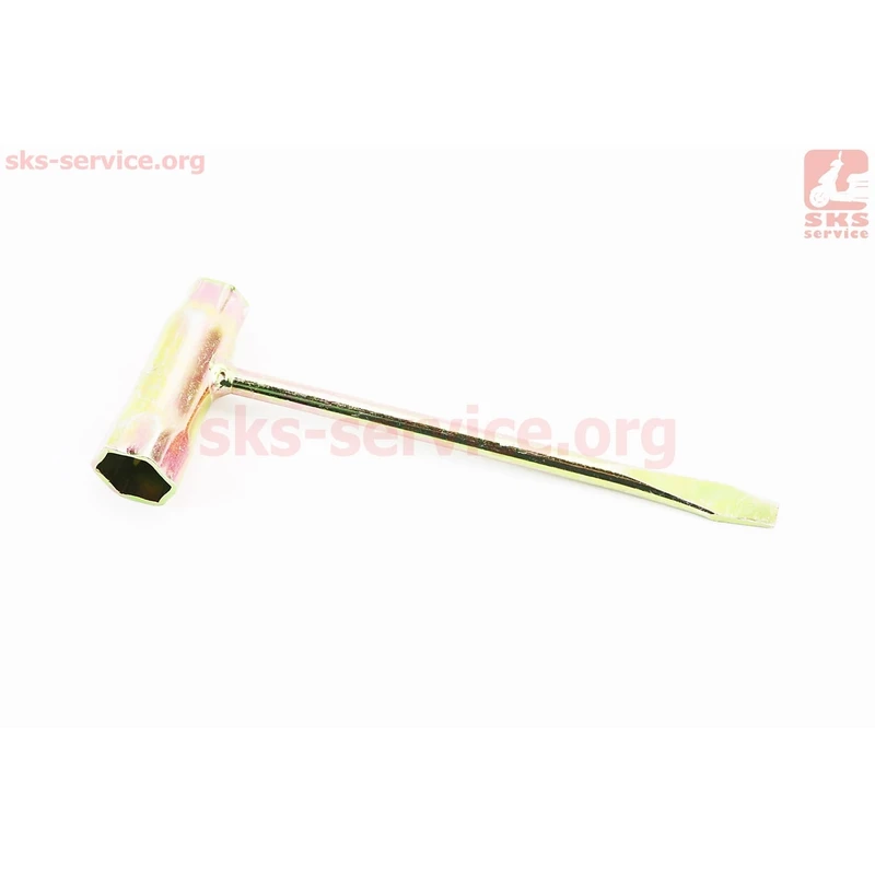 Ключ свічковий для бензопили, 13/19mm, L-160mm, посилений, від 30шт -10%