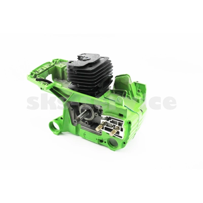 Блок двигуна у зборі 45cc 43mm, зелений картер, чорний циліндр
