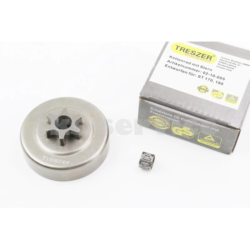 Тарілка зчеплення зірка 3/8-6 MS-170/171/180/181/190T/191T/210/211/230/250 + підшипник