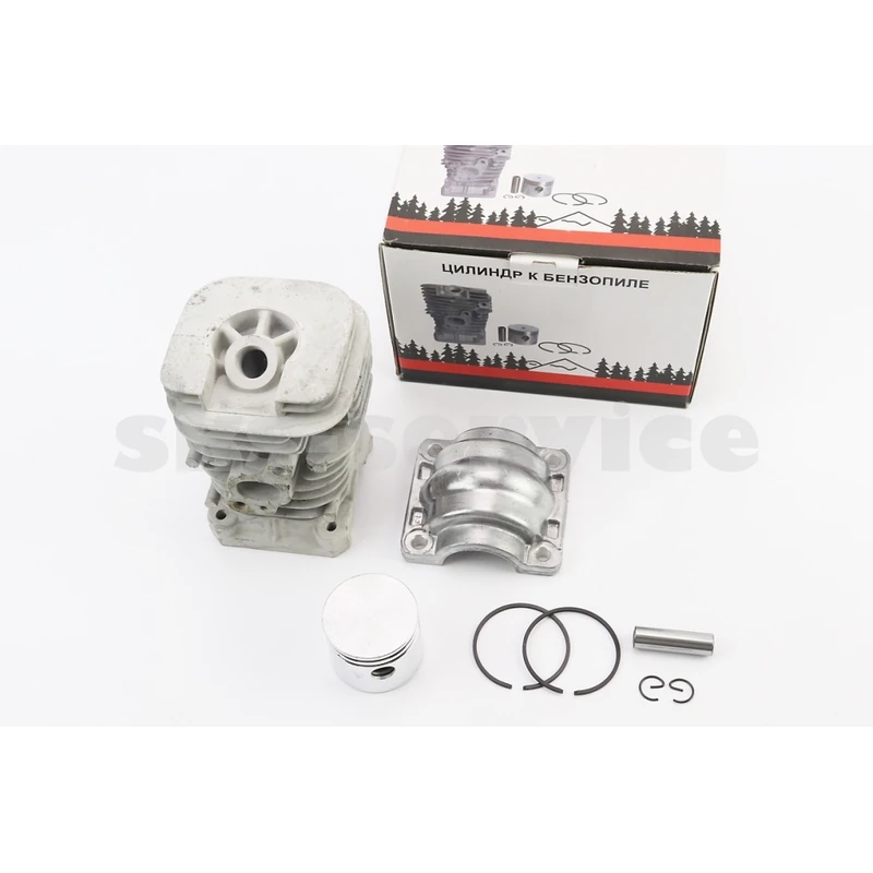 Циліндр к-кт (цпг) 41mm (палець 10mm)+піддон Partner-350/351/352/371/390/391/420/2035, JONSERED-CS2137/CS2138, MCCULLOCH