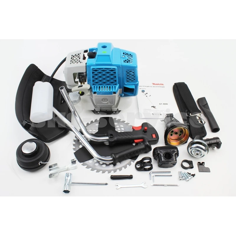 Тример (мотокоса) MAKITA GT4800 - 4,8кВт (шпуля-1шт+ніж 3Т-1шт+40Тпоб-1шт, труба D-28mm x 9T)