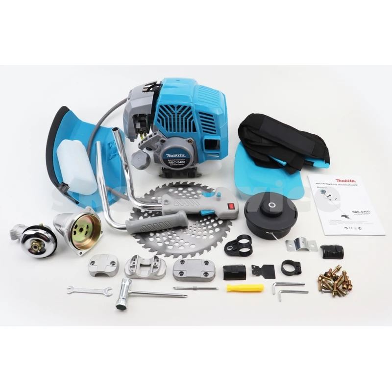 Тример (мотокоса) MAKITA RBC5400 - 5,4кВт (шпуля-1шт+40Тпоб-1шт, труба D-28mm x 9T)
