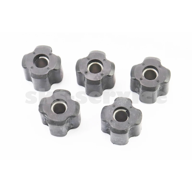 Втулка в трубу D-28mm, (d-8mm, D-25,5mm, H-20mm) к-кт 5шт