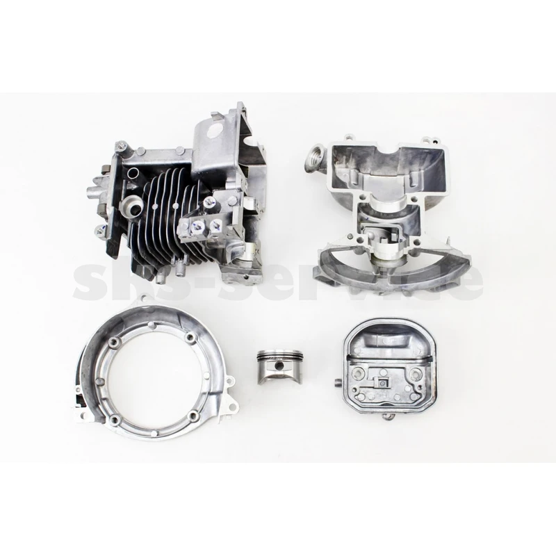 Фото 2 - Цилиндр к-кт (цпг) 40mm (палец 8mm) с крышками HONDA GX35 (CG438) – 4Т