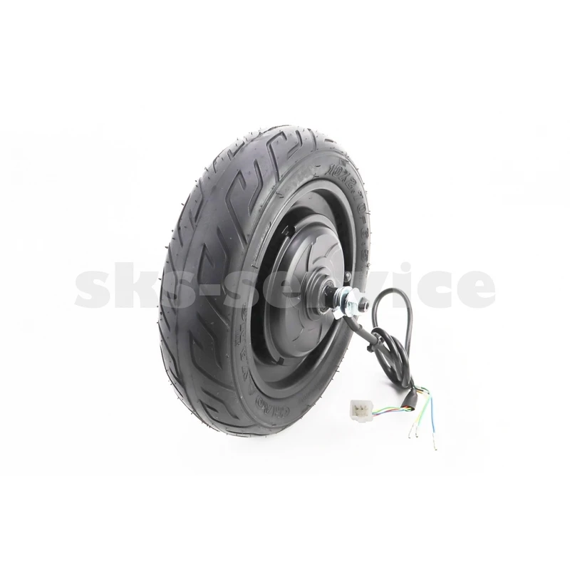 Колесо-ЕЛЕКТРО-МОТОР 10 48V-500W, пром-підшипник (15х32х9) 6002 2RS, Т4 (електросамокат), (можливі подряпини див. фото)