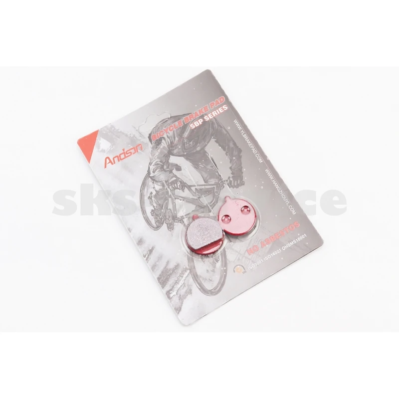 Гальмівні колодки Disk-brake (Xiaomi Mijia M365 Pro, Kugoo M4, M4 Pro), червоні YL-1063