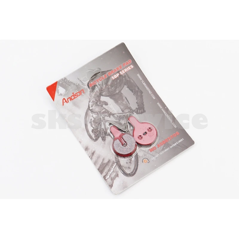 Гальмівні колодки Disk-brake (Kugoo G2 Pro, Bolids Boli-BB8, YINXING), червоні YL-1057