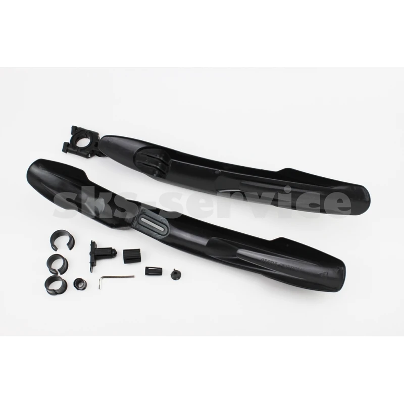 Фото 2 - Крылья пластмассовые 24-26" MTB, черные YS-910