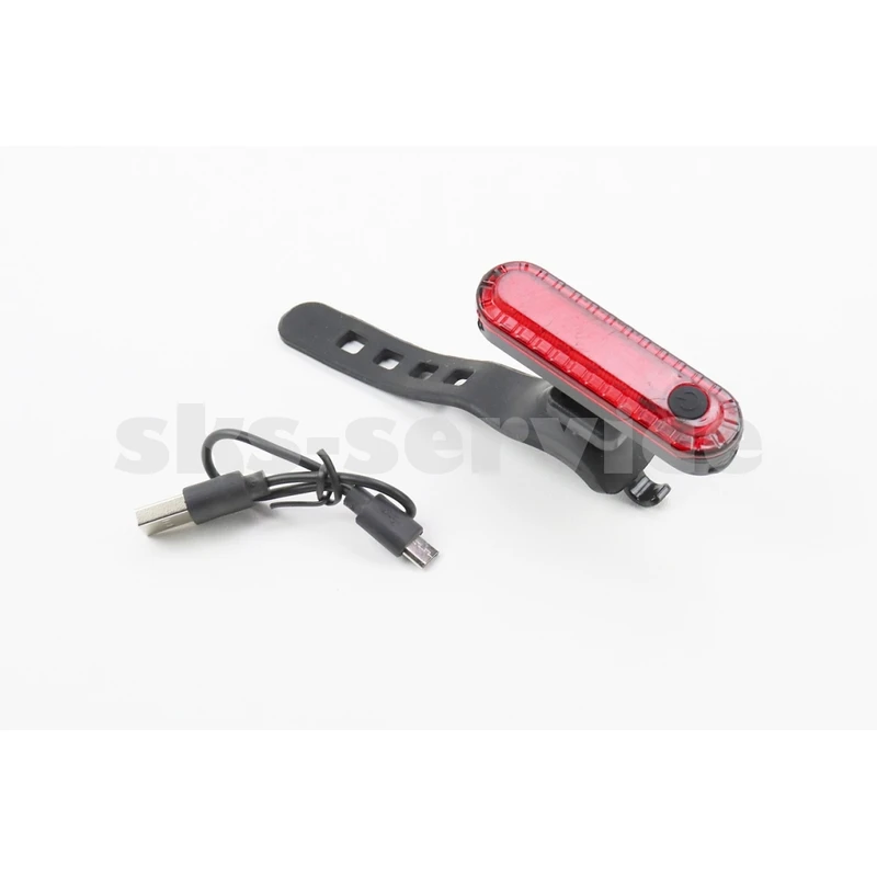 Ліхтар задній 50 lumen, Li-ion 3.7V 330mAh зарядка від USB, вологозахисний, 056