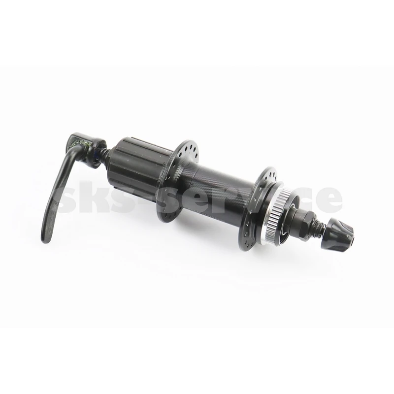 Фото 2 - Втулка задня MTB алюмінієва 14Gx36H під касету 8-10зв, Disk-brake Center Lock, кріпл. ексцентрик, чорна FH-TX505