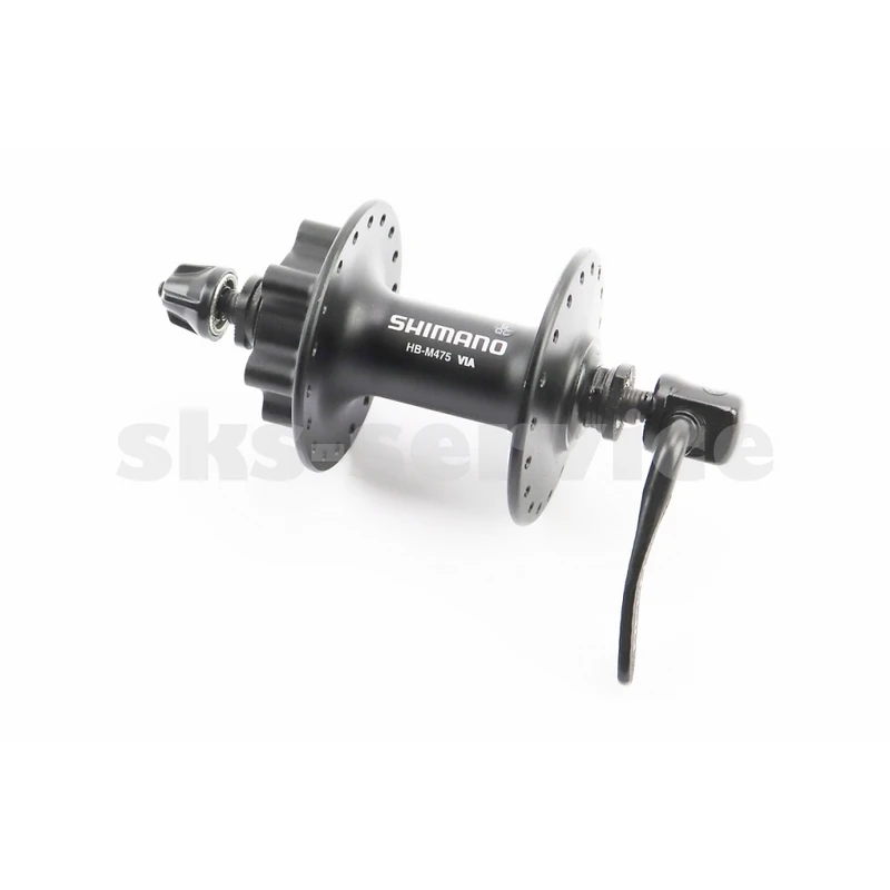 Втулка передня MTB алюмінієва 14Gx36H, Disk-brake, кріпл. ексцентрик, чорна ALIVIO HB-M475