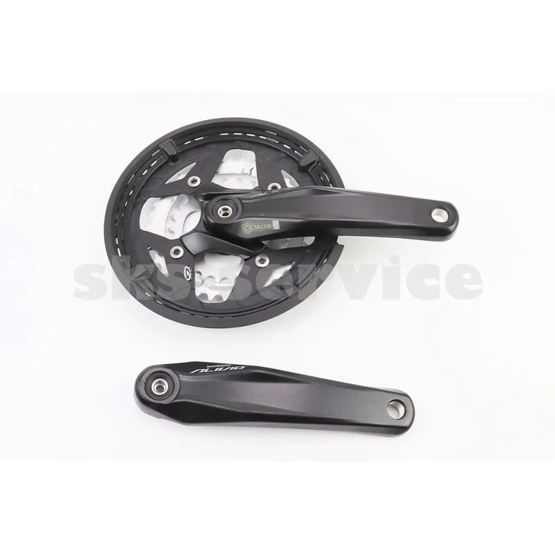 Шатуни Octalink 175мм, 48.36.26T MTB, алюмінієві, чорні ALIVIO FC-M431