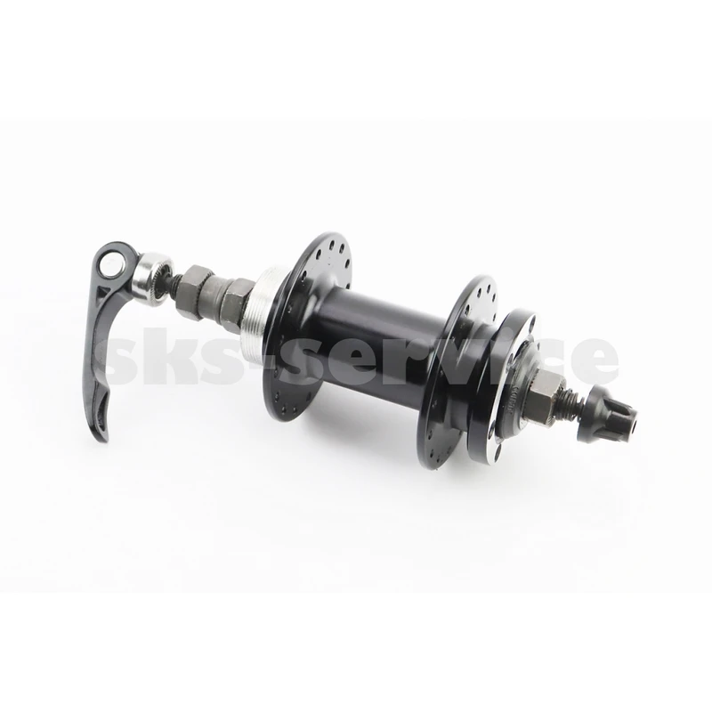 Фото 2 - Втулка задня MTB алюмінієва 14Gx32H під вільнобіг, Disk-brake, кріпл. ексцентрик, чорна KT-TD7R
