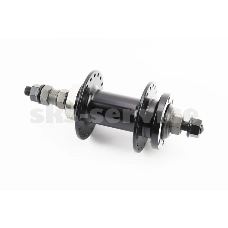 Фото 2 - Втулка задняя MTB алюминиевая 14Gx36H под свободобег, Disk-brake, креп. гайка, черная KT-TD6R