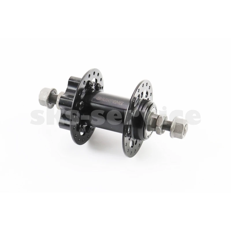 Втулка передня MTB 14Gx36H, Disk-brake, кріпл. гайка, чорна SF-A25